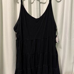 Torrid Black Tiered Tank Top